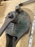 vtg Keystone Iron City hand-crank bench grinder Pittsburgh Pa Tools Collectible!