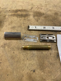 Vintage Gillette Silver Tone 3-Piece Safety Shaving Razor 1939-49 Barber collect