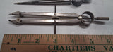 Lot of 3 Vintage Drafting Compasses Nobema Germany Spring Divider Machinist Tool