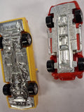 Vtg 1:87 HO Scale Corvette Mercedes Ferrari Porsche Model Train Car Lot Monogram