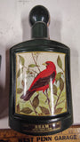 Vintage Jim Beam Wildlife Decanters Gray Fox & Scarlet Tanager Set Empty