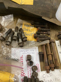 Vtg Motor parts bolts Chevy 1950 sedan Chevrolet Battery Tie down Trans moun lot