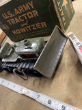 vintage 1950s Marx U.S. Army Tractor Howitzer Tin Toys Litho Orig Box Military
