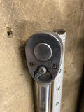 Snap-On 3/8" Drive Ratchet F-710-A USA 7.5" Long Tool Vintage Mechanic
