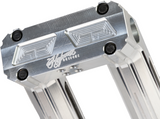BILLET RISERS 10" RAW KICKBACK HARLEY FXLRS FXLRST