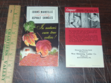Vtg Advertisement 1940s-1950s Catalog Ephemera Lot Woolrich Johns Manville Farm