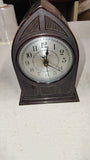 Vtg 1930 Hammond Ravenswood Bakelite Gothic Cathedral Electric Alarm Clock