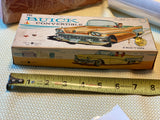 vtg Bandai friction-powered 1958 Buick Century Convertible toy car Orig Box Lid!