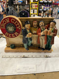Iron City Beer Chalkware Bar Sign Display - Pgh Brewing Breweriana Decor 50's Ad