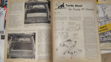 Vintage Workbench Magazines 1958-1959 Lot of 5 Woodworking DIY Plans