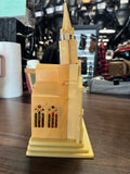 Vintage 1950s Raylite lighted musical cathedral church