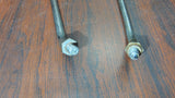 1970's Japan Motorcycle Mirrors 4" Round Chrome Long Stem Pair PAT 935569