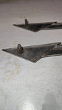 1961 Chevrolet Corvair 700 Front Fender Emblem Pair Badges OEM 3779270