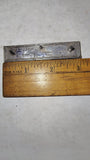 Vintage GM Chevrolet Stars and Stripes Vitrolux Metal Bar Emblem Badge 9728850