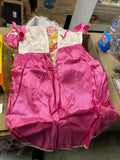 Vintage Cinderella Halloween Costume Set Dress Mask Box Medium 8-10 Collegeville