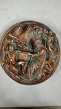 1989 Studio Dante La Creazione di Adamo Bronze Plate Furiesi