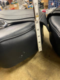 OEM Harley-Davidson Black Leather Motorcycle Saddle Bags Sportster 04^ 883 1200
