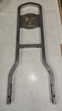 Vtg 1970's Harley V-Twin Milwaukee Eagle Chrome Sissy Bar Backrest Upright 21”