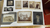 Antique Vintage Photo Lot Cabinet Cards Stereoview Portraits & Houses Pa