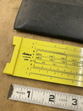 Vtg Pickett Slide Ruler Microline 120 Trig Rule Case Metric Conversion Tool