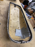 OEM Harley Panhead Shovelhead FLH Glide Vtg Saddlebag Lid White Electra Glide #2