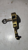 Vintage Brass Wheel Padlock Heart Shape Antique Lock With Key Working