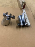 Footpeg Mounts harley Softail Sportster Dyna Motorcycle female Custom Chrome