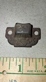 Antique Cast Iron Eastlake Cabinet Cupboard Latch Keeper Catch Fleur De Lis Pair