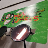 Vintage Looney Lenses Hologram 3d Skull Sunglasses Spooky Funny Gift Round