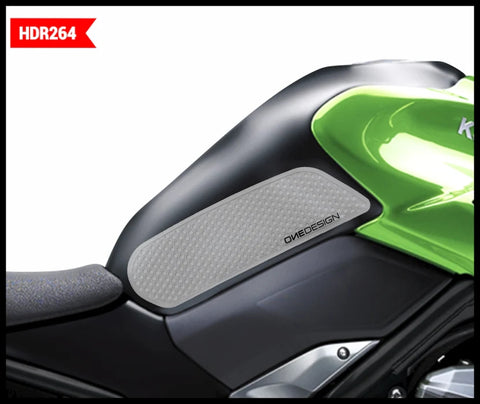New ONE Design EMBLEMSHdr Tank Side Pad Clear KawHDR 264 KAWASAKI Z900 2017-2023