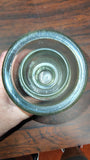 1920's Whitall Tatum Co No 1 Clear Glass Telegraph Insulator Made in USA