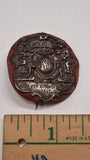 Antique 1897 German Bicycle Club Badge All Heil Bischofsheim Cycling Pin München