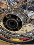 Stock Rear wheel Harley Dyna 4.50x17 Chrome Spoke 25mm FXD FXDL Wide Glide Super