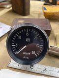 NOS vintage mechanical Stewart Warner Vacuum Gauge Deluxe™ 2-1/16"  0-30 In-Hg