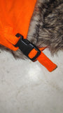 Blaze Orange Hunting Hat Lot Trapper Bomber Cap Ear Flaps Thinsulate L