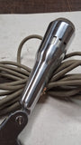 Vintage Knight KN 4550 Dynamic Cardioid Microphone Chrome 14ft Cable Untested