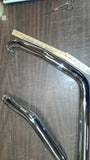 Ultima Chrome 2" Drag Pipe Set HARLEY DYNA FXD FXDL superglide low rider 1991-06