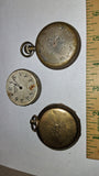 Vintage Watchmaker Salvage Lot H. Muhr's Sons Case Westclox Pocket Ben Silverode