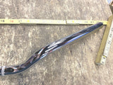 Low Chrome Handlebars 1" 2" tall Harley Sportster Dyna Softail Custom Chopper!