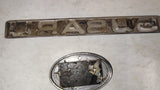 Vintage OEM Subaru Rear Hatch Liftgate Emblem & 6-Star Star Grille Badge Set
