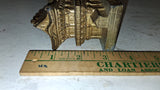 Vintage Japanese Metal Pagoda Temple Coin Bank SNK Made In Japan