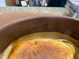 Resistol Brown Wide Brim Fedora Hat Grosgrain Ribbon Vintage 7 1/8 Monarch