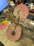 Vtg 4-Way Railroad Signal Switch Lamp Lantern Light Adlake RR Crossing Antique!