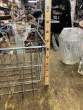 Metal Locker Basket Wire Vintage 17x7x11 Industrial School Public pool Gym open