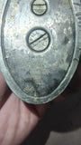 Vintage 1940s Ronson Crown Silver Plated Table Lighter Patent RE 19023