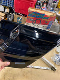 Harley FLHXS Left Sidecover Vivid Black Pinstripe Touring 09^ Street Road Glide