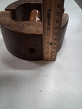 Antique Wooden Hat Stretcher Block Millinery Tool Vtg Derby Fedora Jack Block