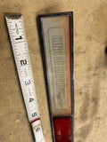 Vtg Harley Saddlebag Emblem Badge Red FLH Shovelhead King Highway Electra glide