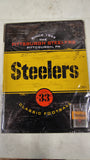 Pittsburgh Steelers NFL 16"x12" Tin Sign & Magnet Set Vintage Retro Look 2015