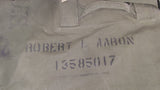 Vintage WWII US Army Canvas Duffle Bag Robert L Aaron Stenciled